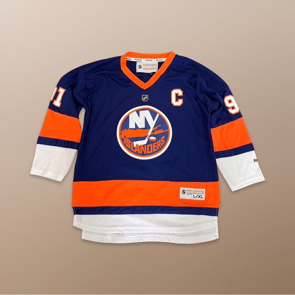 New York Islanders Tavares jersey kids size L/XL Reebok blue